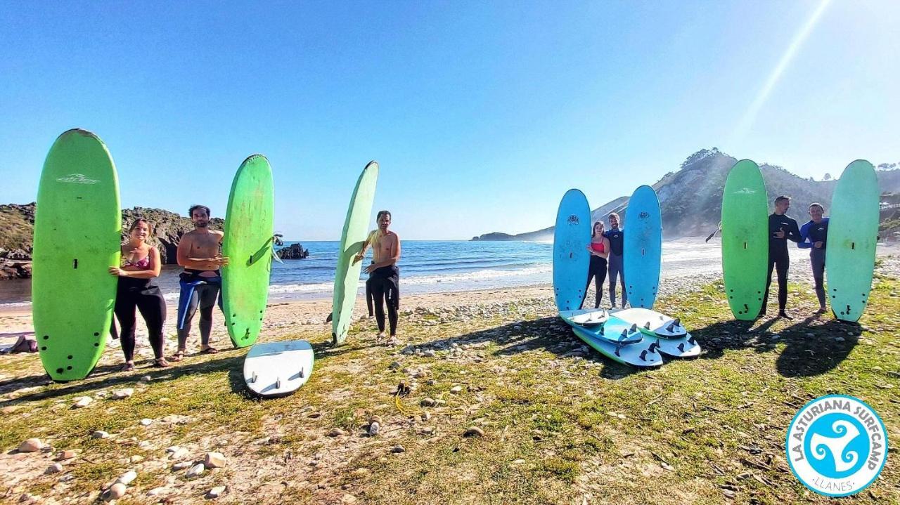 Llanes Surfcamp & Hostel Buitenkant foto