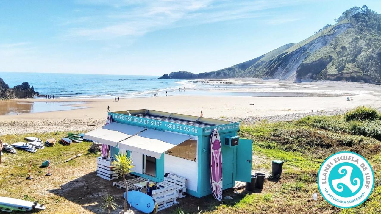 Llanes Surfcamp & Hostel Buitenkant foto